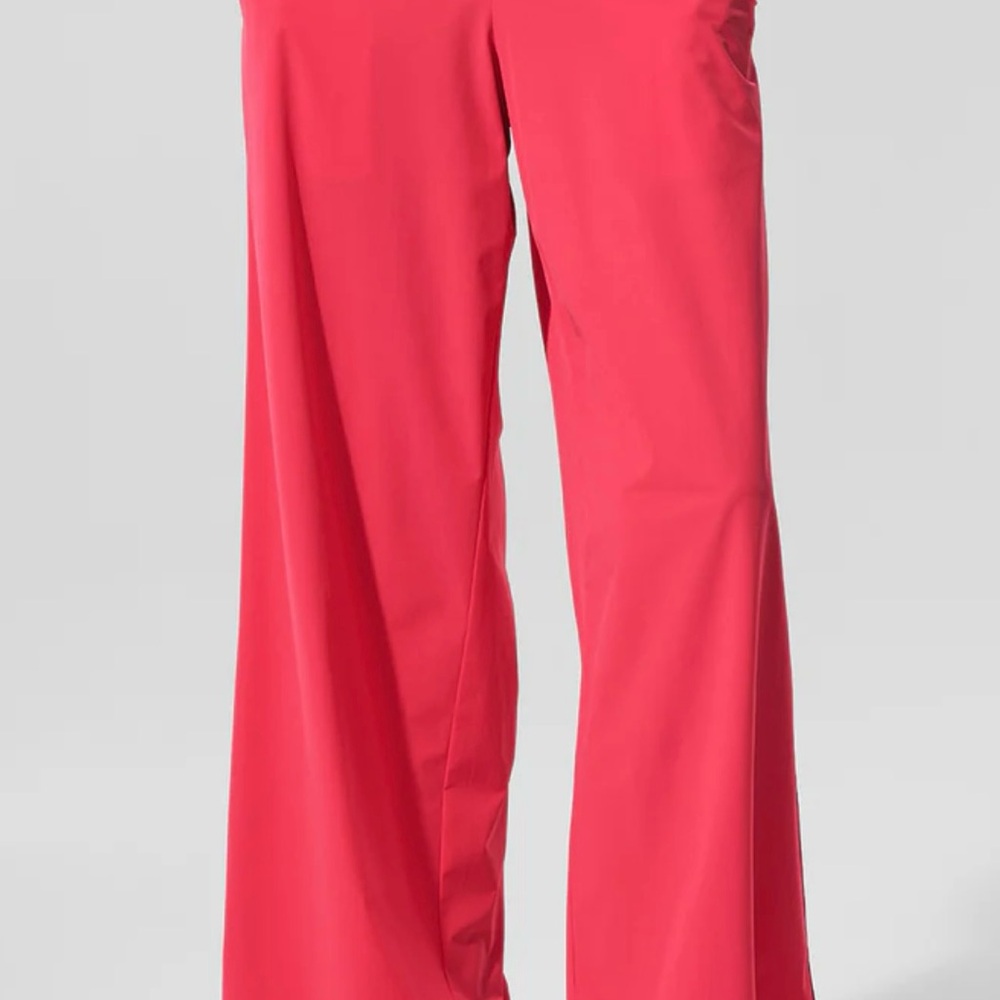 ALO Yoga Vibrant Pink Wide-Leg Pants